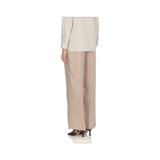 Pleat-Detailing Palazzo Trousers