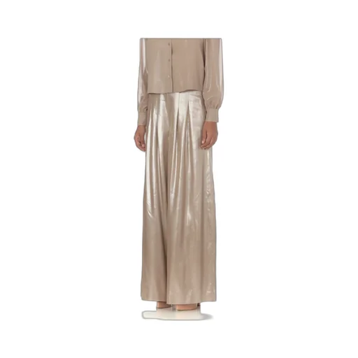 Peserico Wide Leg Pleated Pants