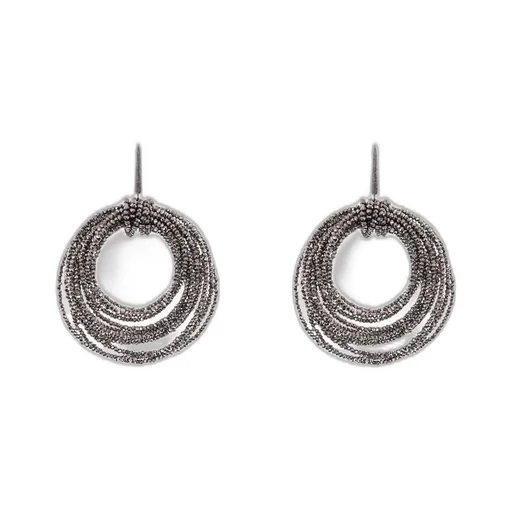 Brunello Cucinelli Vetro Hoop Earrings
