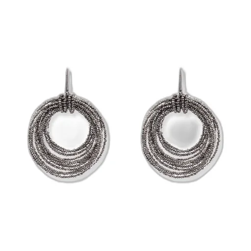 Brunello Cucinelli Vetro Hoop Earrings