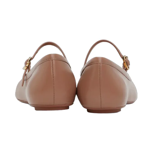 Carla Leather Ballerina Shoes