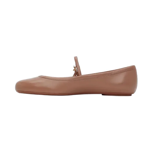 Carla Leather Ballerina Shoes