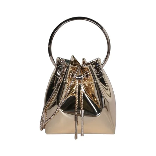 Bon Bon Metallic Mini Bucket Bag