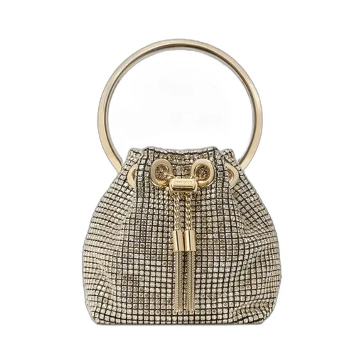 Jimmy Choo Embellished Drawstring Bucket Bag