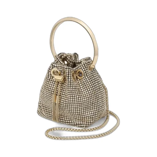 Jimmy Choo Embellished Drawstring Bucket Bag