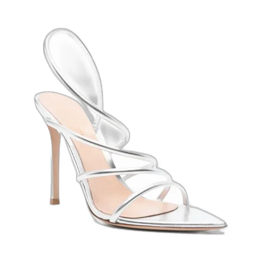 Gianvito Rossi Ettie Pointed Toe Sandals