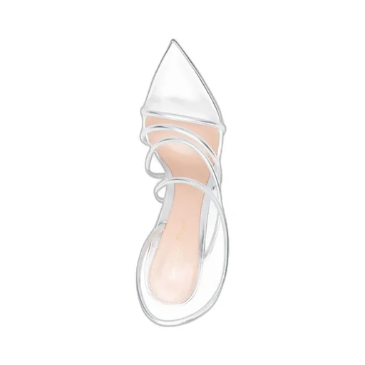 Gianvito Rossi Ettie Pointed Toe Sandals