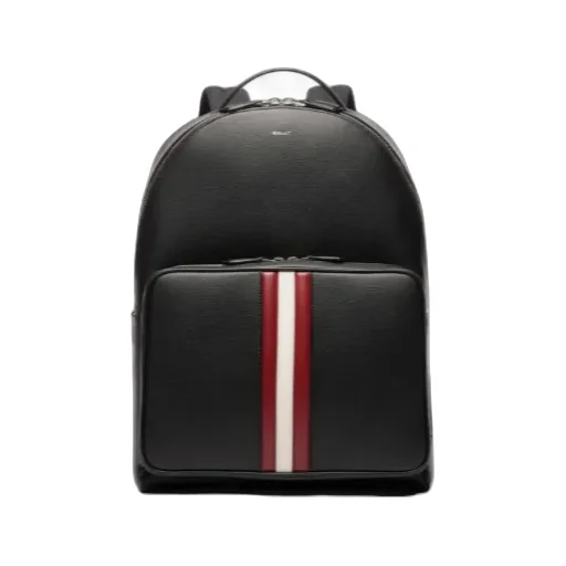 Mythos Backpack In Black Recycled Leather