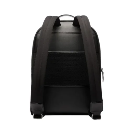 Mythos Backpack In Black Recycled Leather