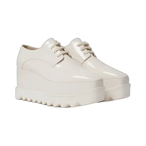 Stella Mccartney Limited Edition Elyse Monochrome Platform Shoes