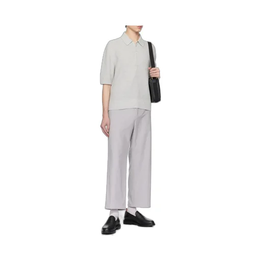 Thom Browne 4-Bar Knitted Polo Shirt