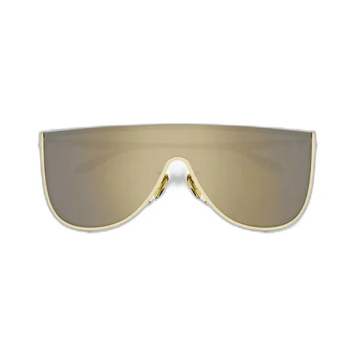 AlaÏA Shield-Frame Curved Tip Sunglasses