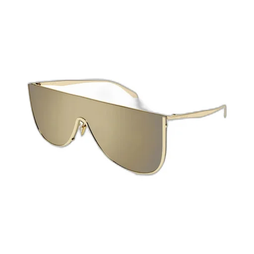 AlaÏA Shield-Frame Curved Tip Sunglasses