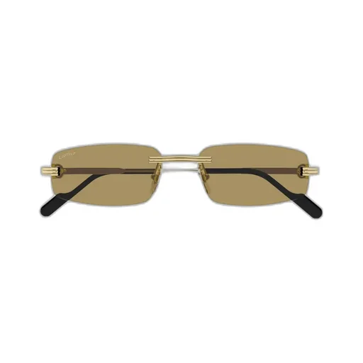 Cartier Rectangular Rimless Sunglasses