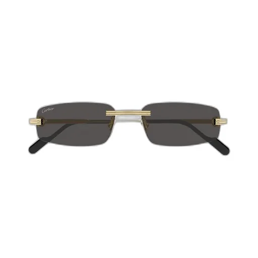 Cartier Rectangular Rimless Sunglasses