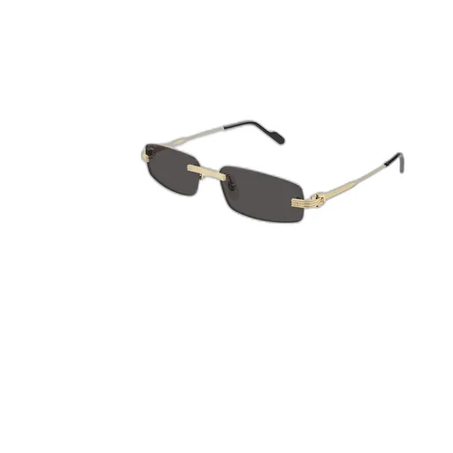 Cartier Rectangular Rimless Sunglasses