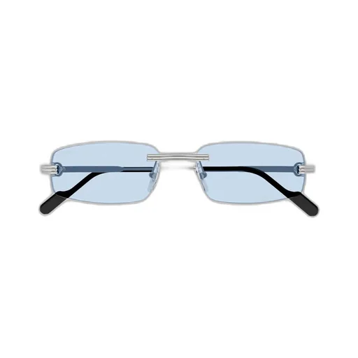 Cartier Rectangular Rimless Sunglasses