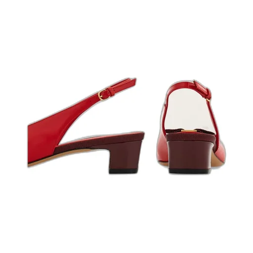 Ferragamo Bow Vara Slingback Pumps