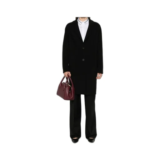 Single-Button Mid-Length Coat