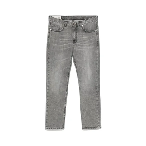 Denim Trousers With Belt Loops