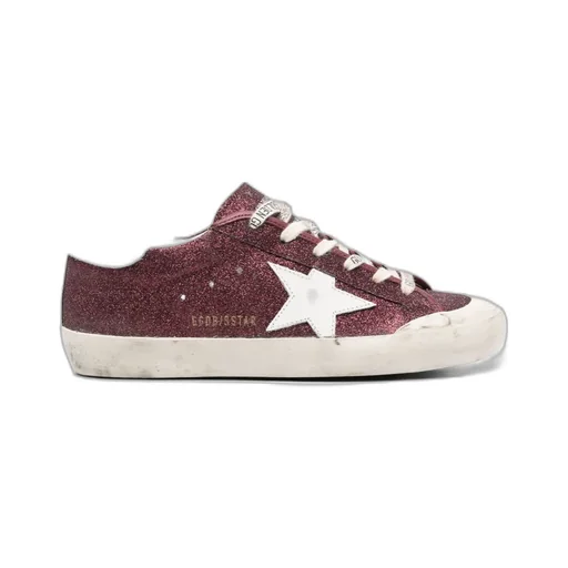 Golden Goose Deluxe Brand Super Star Glitter Low-Top Sneakers