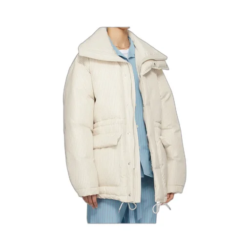 Tekla X Auralee Striped Down Jacket