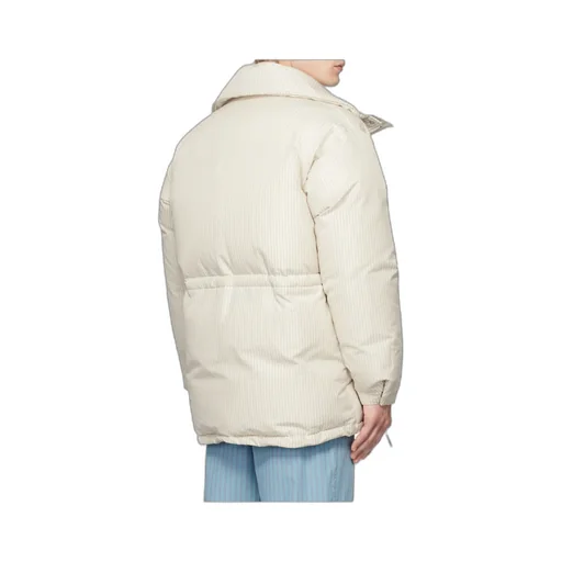 Tekla X Auralee Striped Down Jacket