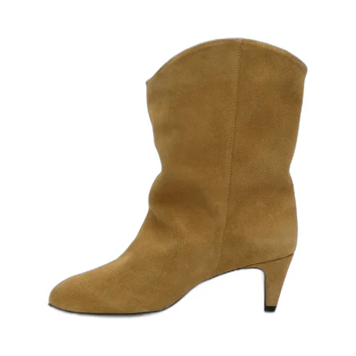 Round-Head Short Boots