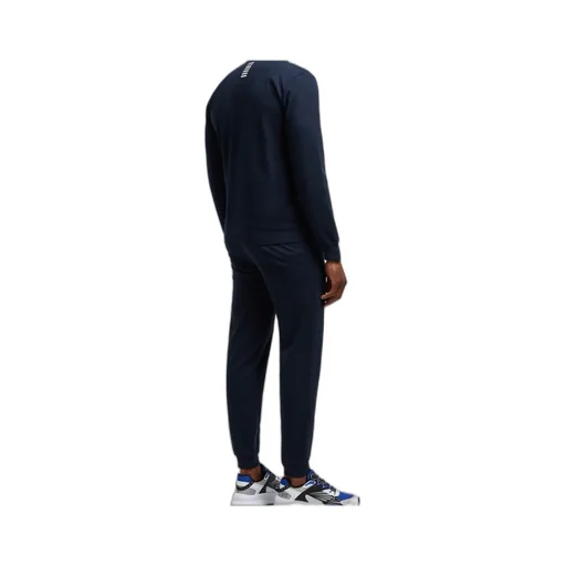 Ea7 Emporio Armani Logo Printed Zipped Track Suit