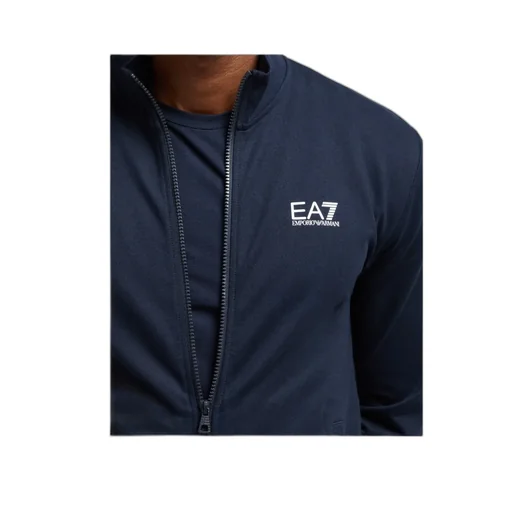 Ea7 Emporio Armani Logo Printed Zipped Track Suit