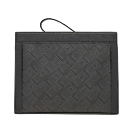 Ferragamo Monogram Zipped Pouch