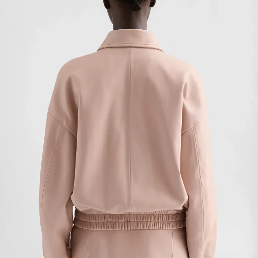 Leather Bomber Jacket