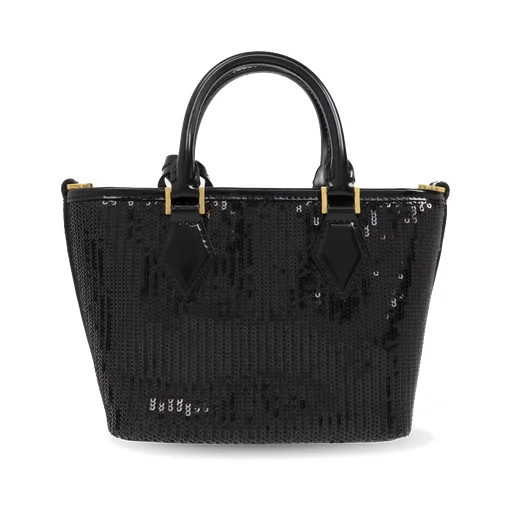 Sequin-Decorated Shoulder Bag