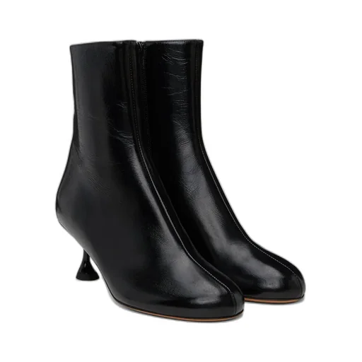 Round-Head Short Boots