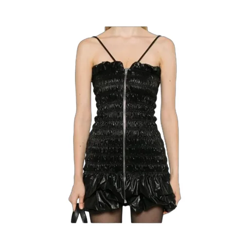Pleated Mini Dress