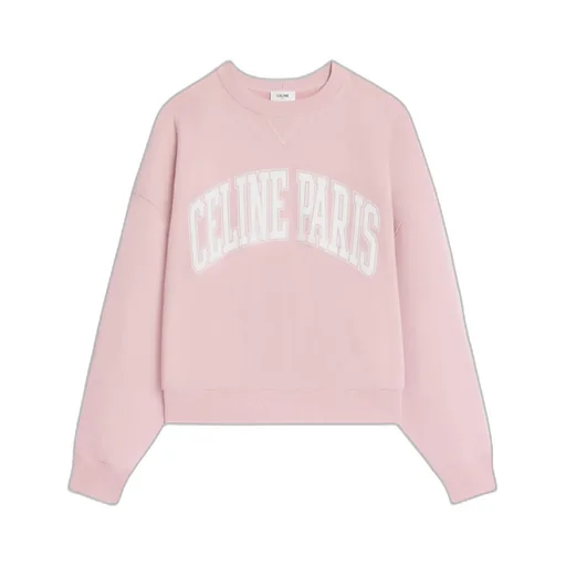 Oversized Celine Sweatshirt In Cotton Fleece