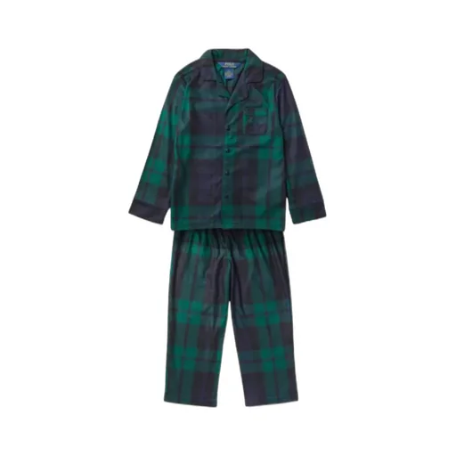 Logo Checked Pajamas And Pajamas Two-Piece Package