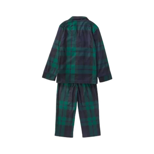 Logo Checked Pajamas And Pajamas Two-Piece Package