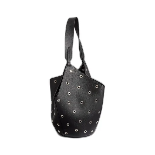 Khaite Small Lotus Eyelet Detailed Tote Bag