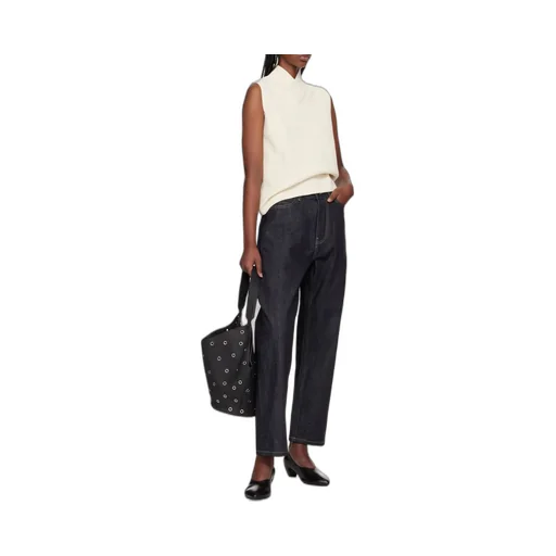 Khaite Small Lotus Eyelet Detailed Tote Bag