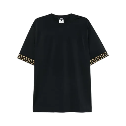 Versace Greca-Trim Crewneck T-Shirt