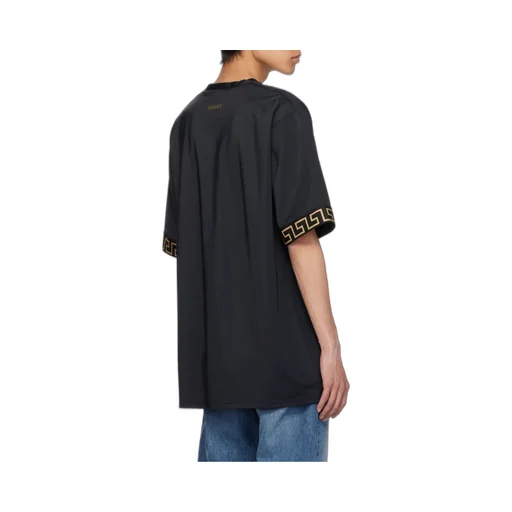 Versace Greca-Trim Crewneck T-Shirt