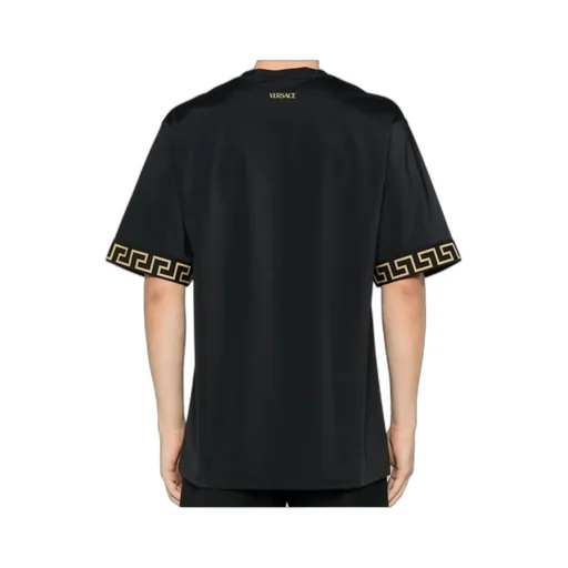Versace Greca-Trim Crewneck T-Shirt