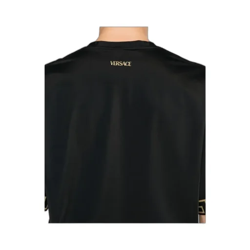 Versace Greca-Trim Crewneck T-Shirt
