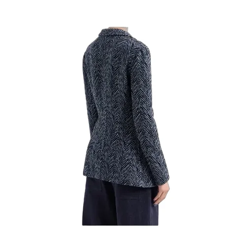 Jacquard Single-Breasted Blazer