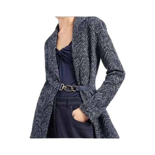 Jacquard Single-Breasted Blazer
