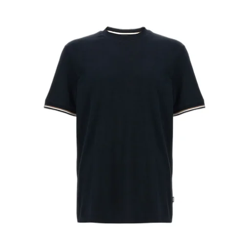 Boss Hugo Boss Stripe-Trim Crewneck T-Shirt