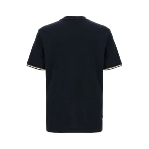 Boss Hugo Boss Stripe-Trim Crewneck T-Shirt