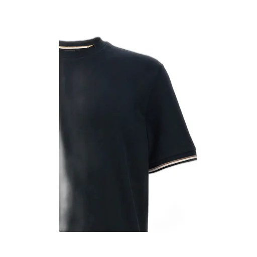 Boss Hugo Boss Stripe-Trim Crewneck T-Shirt
