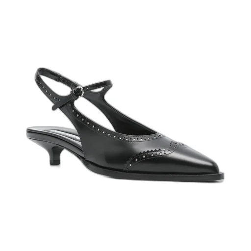 Miu Miu Pointed-Toe Slingback Pumps